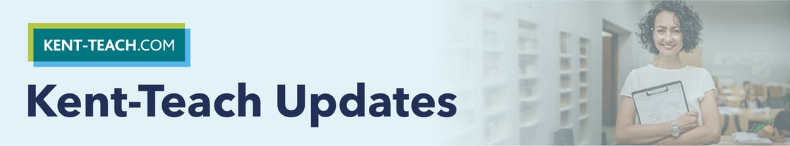 Stay Connected Brand Banner - KT Kent-Teach Updates